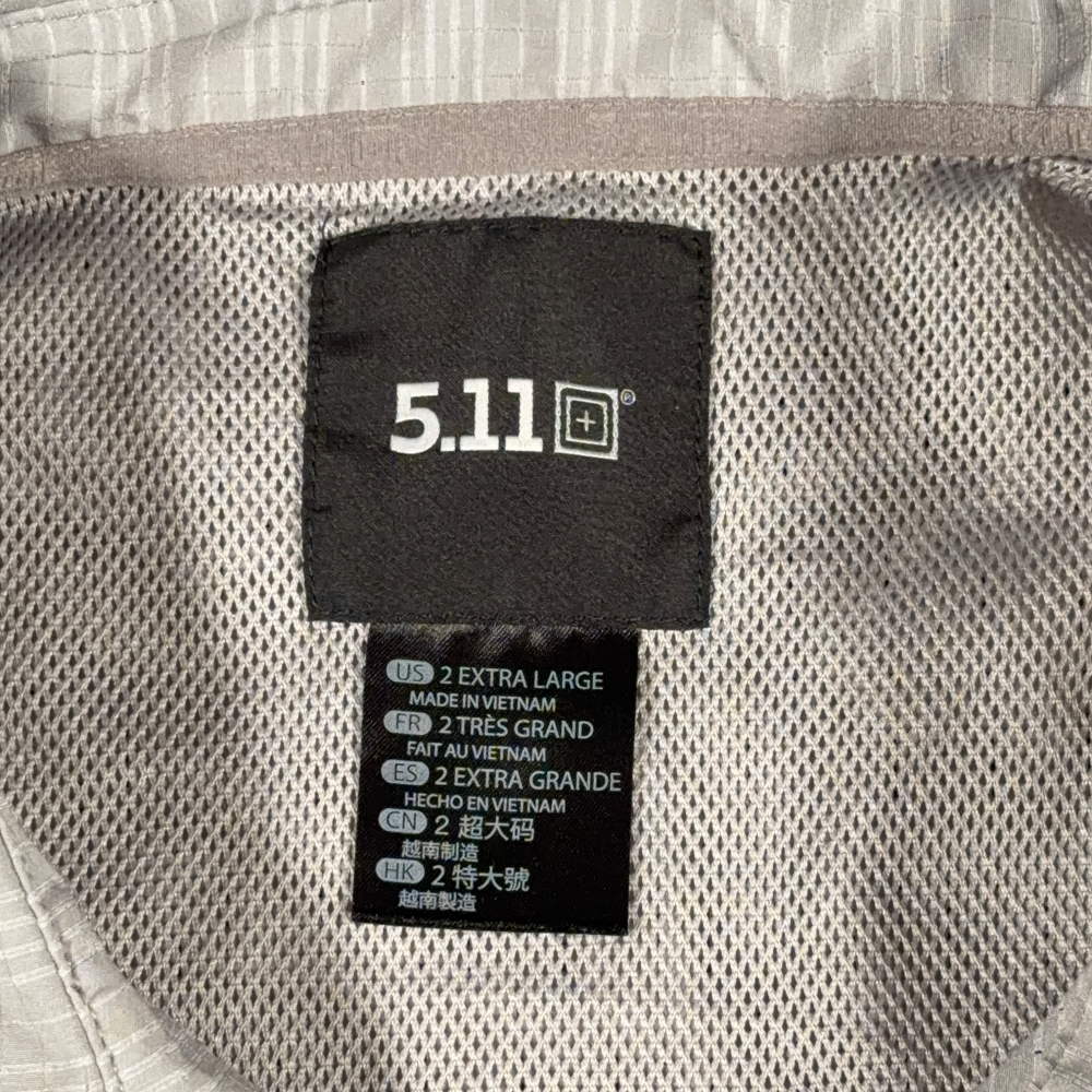 511 Tactical Shirt Adult 2XL XXL Gray Breathable Mesh Utility Outdoor Pocket-4 511 Tactical Shirt Adult 2XL XXL Gray Breathable Mesh Utility Outdoor Pocket