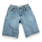 Vintage Bugle Boy Shorts Mens 30 Blue Jean Denim Wide Leg Baggy Skater 90s