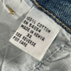 Vintage Bugle Boy Shorts Mens 30 Blue Jean Denim Wide Leg Baggy Skater 90s