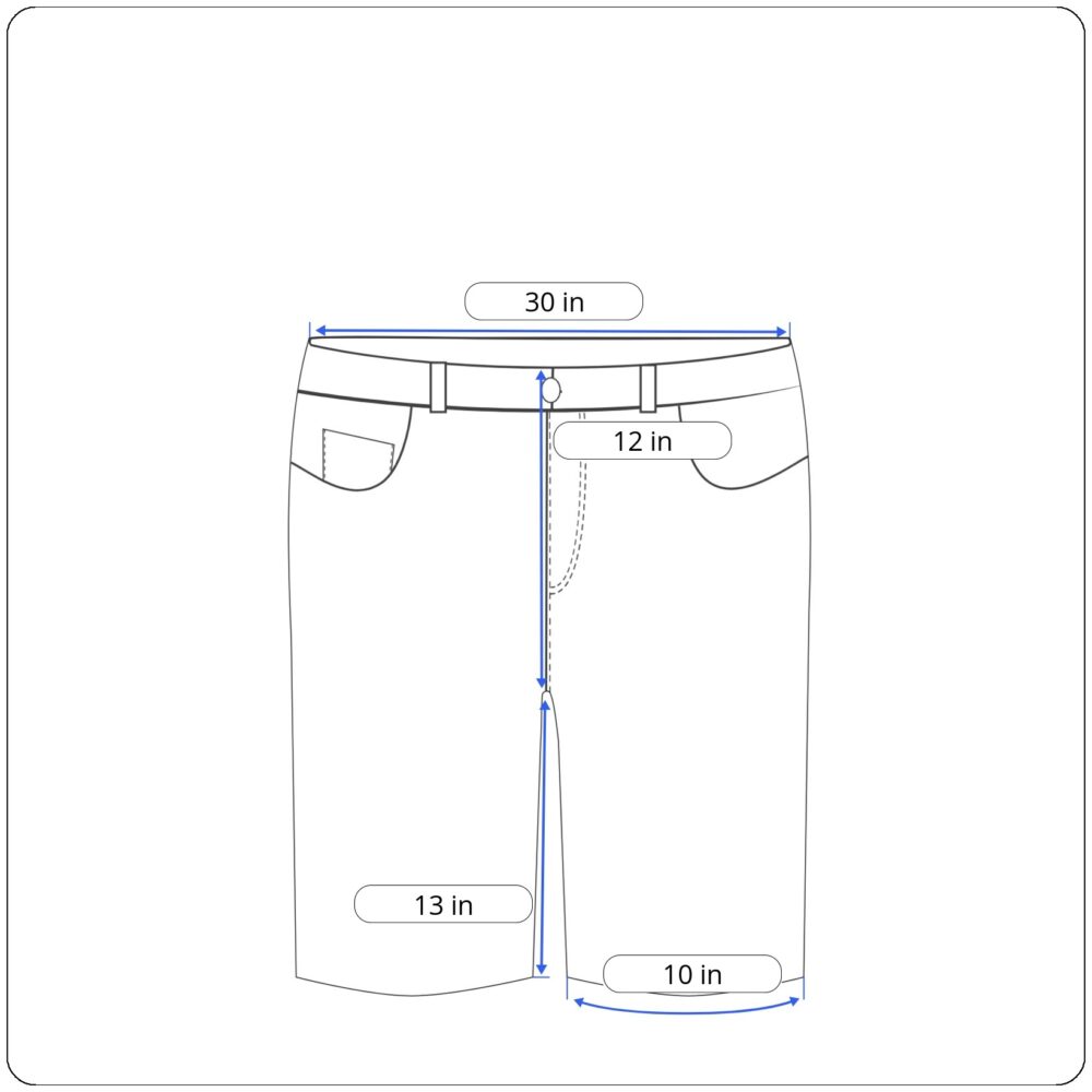 Vintage Bugle Boy Shorts Mens 30 Blue Jean Denim Wide Leg Baggy Skater 90s
