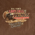 Vintage Primos Hunting Calls Shirt Adult 2XL XXL Brown Big Tom Last Call Y2K