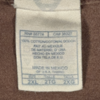 Vintage Primos Hunting Calls Shirt Adult 2XL XXL Brown Big Tom Last Call Y2K