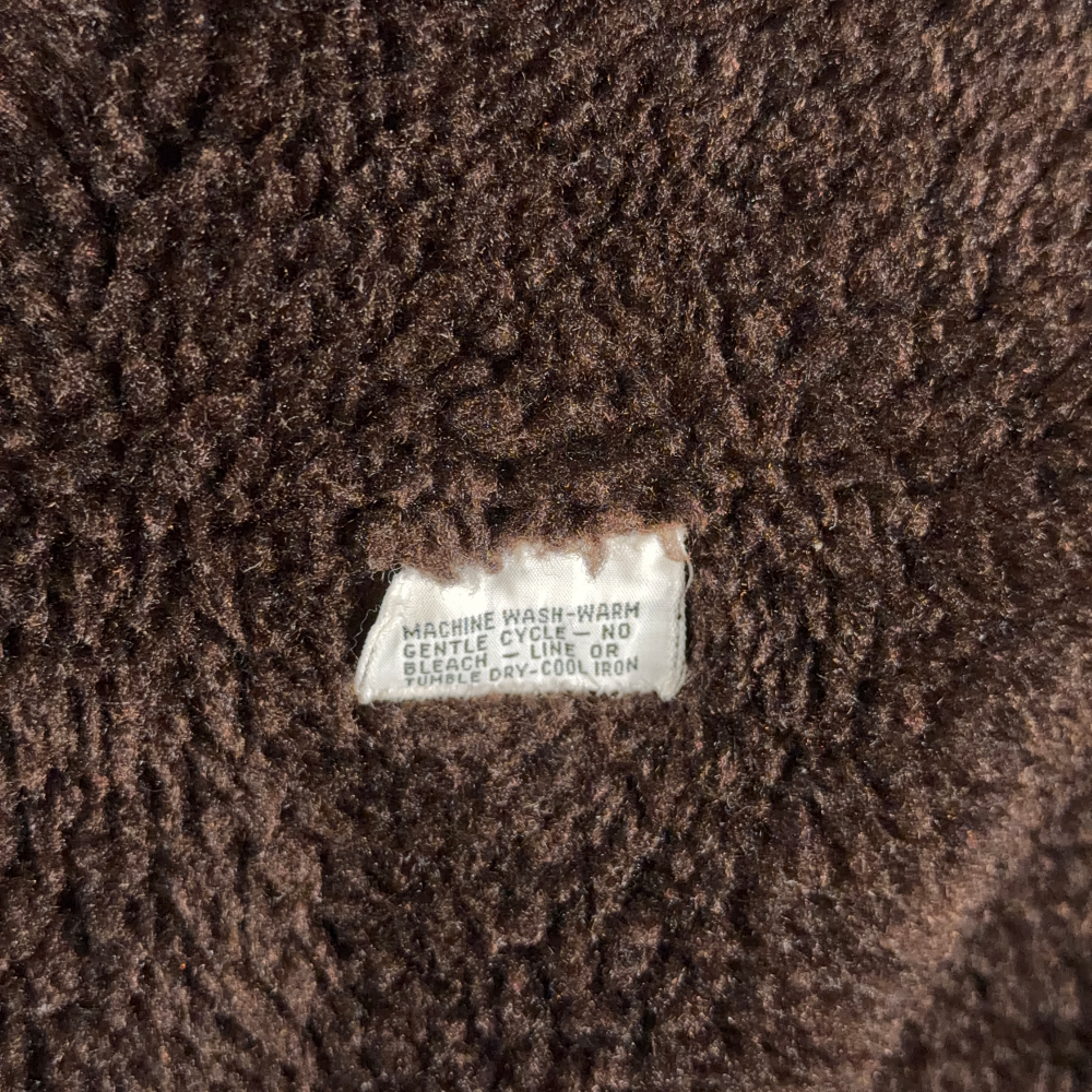 Vintage JC Penney Jacket Adult LARGE 42 Brown Canvas Sherpa Chore Western 70s-10 Vintage JC Penney Jacket Adult LARGE 42 Brown Canvas Sherpa Chore Western 70s