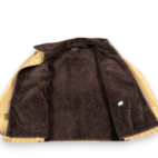 Vintage JC Penney Jacket Adult LARGE 42 Brown Canvas Sherpa Chore Western 70s