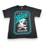 Vintage Famous Stars Straps Shirt Adult LARGE Black Twitch Collab Mototcross Y2K