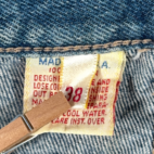 Vintage Calvin Klein Jeans Mens 36x32 Blue Dark Wash Denim Scovill Zip 80s