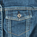 Vintage Gap Jacket Womens MEDIUM Blue Dark Wash Denim Jean Cotton Blend Y2K