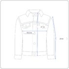 Vintage Gap Jacket Womens MEDIUM Blue Dark Wash Denim Jean Cotton Blend Y2K