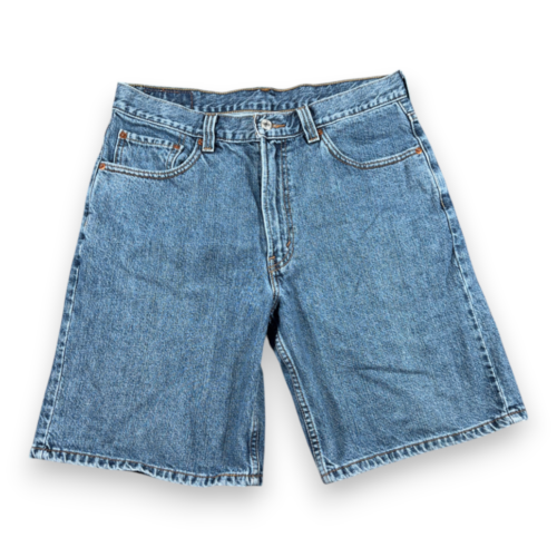 Vintage Levis 550 Shorts Mens 34 Blue Medium Wash Cotton Denim Jean Relaxed Y2K