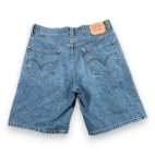 Vintage Levis 550 Shorts Mens 34 Blue Medium Wash Cotton Denim Jean Relaxed Y2K