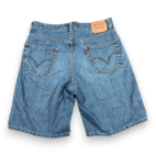 Vintage Levis 550 Shorts Mens 34 Blue Medium Wash Cotton Denim Jean Relaxed Y2K