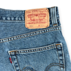 Vintage Levis 550 Shorts Mens 34 Blue Medium Wash Cotton Denim Jean Relaxed Y2K