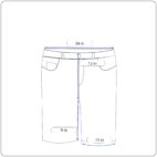 Vintage Levis 550 Shorts Mens 34 Blue Medium Wash Cotton Denim Jean Relaxed Y2K