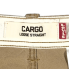Vintage Levis Cargo Pants Mens 36x30 Brown Loose Straight Baggy Y2K 36x32 Tag