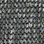 Vintage Pop Icon Shirt Adult MEDIUM Gray Silver Metallic Mesh Raver Club USA 90s