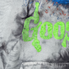 Goosebumps Horrorland Sweater Adult MEDIUM Gray Tie Dye Sweatshirt Hoodie Stine