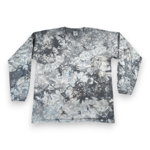 Vintage Back to Earth Shirt Adult LARGE Gray Tie Dye Cotton Smoky Nature 90s