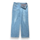 Vintage LL Bean Jeans Mens 36x33 Blue Double L Flannel Lined Natural Fit 90s