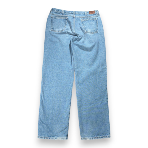 Vintage LL Bean Jeans Mens 36×33 Blue Double L Flannel Lined Natural Fit 90s-2 Vintage LL Bean Jeans Mens 36x33 Blue Double L Flannel Lined Natural Fit 90s