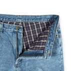 Vintage LL Bean Jeans Mens 36x33 Blue Double L Flannel Lined Natural Fit 90s