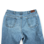Vintage LL Bean Jeans Mens 36x33 Blue Double L Flannel Lined Natural Fit 90s