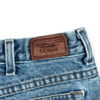 Vintage LL Bean Jeans Mens 36x33 Blue Double L Flannel Lined Natural Fit 90s