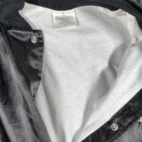 Vintage Truck Service Jacket Adult LARGE Black Indianapolis Spring Satin USA 80s