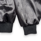 Vintage Truck Service Jacket Adult LARGE Black Indianapolis Spring Satin USA 80s