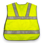 511 Tactical Vest Adult LARGE Yellow Silver Reflective Workwear Safety Outdoor
