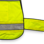 511 Tactical Vest Adult LARGE Yellow Silver Reflective Workwear Safety Outdoor