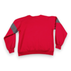 Vintage Canada Sweater Adult LARGE Red Gray Sweatshirt Henley Lake Louise 80s