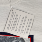 Vintage FDNY Shirt Adult LARGE White Fire Department Flag 911 USA Deadstock Y2K