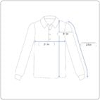 Vintage Dockers Polo Shirt Adult MEDIUM Blue White Green Gold Striped Levis 80s