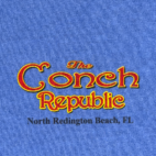 Conch Republic Shirt Adult 2XL XXL Blue Florida Iguana Lizard Drinks Souvenir
