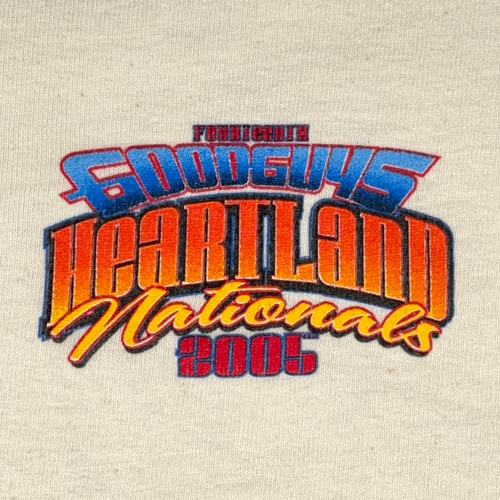 Vintage Goodguys Heartland Nationals Shirt Adult EXTRA LARGE White Car Show Y2K-4 Vintage Goodguys Heartland Nationals Shirt Adult EXTRA LARGE White Car Show Y2K