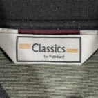Vintage Classics Palmland Polo Shirt Adult MEDIUM Gray Blue Striped Golf 90s