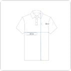 Vintage Classics Palmland Polo Shirt Adult MEDIUM Gray Blue Striped Golf 90s