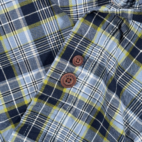 Ariat Shirt Adult LARGE Blue Plaid Rebar Workwear Outdoor Pockets Stretch