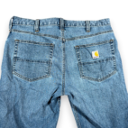 Carhartt Jeans Mens 34x30 Blue Denim Rugged Flex Relaxed Fit Workwear BD2804