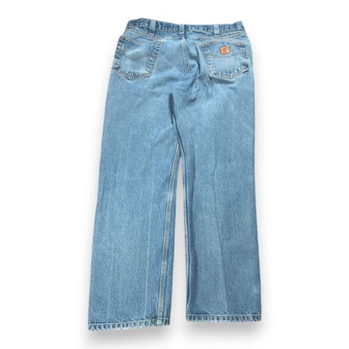 Carhartt Jeans Mens 36×32 Blue Denim Light Wash Relaxed Fit Denim Workwear B460-2 Carhartt Jeans Mens 36x32 Blue Denim Light Wash Relaxed Fit Denim Workwear B460
