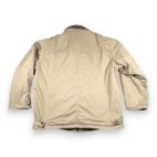 Vintage GH Bass Jacket Adult EXTRA LARGE Brown Barn Chore Coat Leather Trim 90s