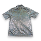 Vintage Pop Icon Shirt Adult MEDIUM Silver Reflective Mirror Raver Club USA 90s