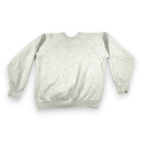 Vintage BUM Equipment Sweater Adult MEDIUM Gray Sweatshirt Raglan Logo USA 90s
