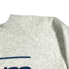 Vintage BUM Equipment Sweater Adult MEDIUM Gray Sweatshirt Raglan Logo USA 90s