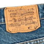 Vintage Levis 517 Jeans Mens 30x34 Blue Bootcut Denim Orange Tab USA 80s 30x36