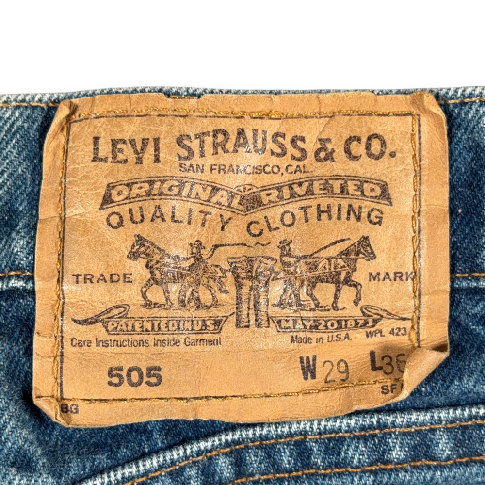 Vintage Levis Jeans Mens 28x36 Blue 505 Regular Orange Tab USA 80s 29x36 Tag-10 Vintage Levis Jeans Mens 28x36 Blue 505 Regular Orange Tab USA 80s 29x36 Tag