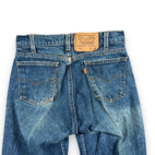Vintage Levis Jeans Mens 28x36 Blue 505 Regular Orange Tab USA 80s 29x36 Tag