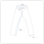 Vintage Levis 517 Jeans Mens 31x36 Blue Bootcut Medium Denim Orange Tab USA 70s