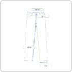 Vintage Levis Jeans Mens 34x36 Blue 512 Light Wash Denim Slim Tapered USA 90s