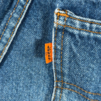 Vintage Levis 517 Jeans Mens 28x36 Blue Bootcut Orange Tab USA 80s 30x36 Tag